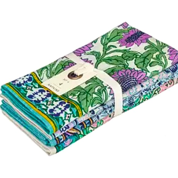 Anthropologie Addia Napkins Set of 3 - Picture 4 of 10